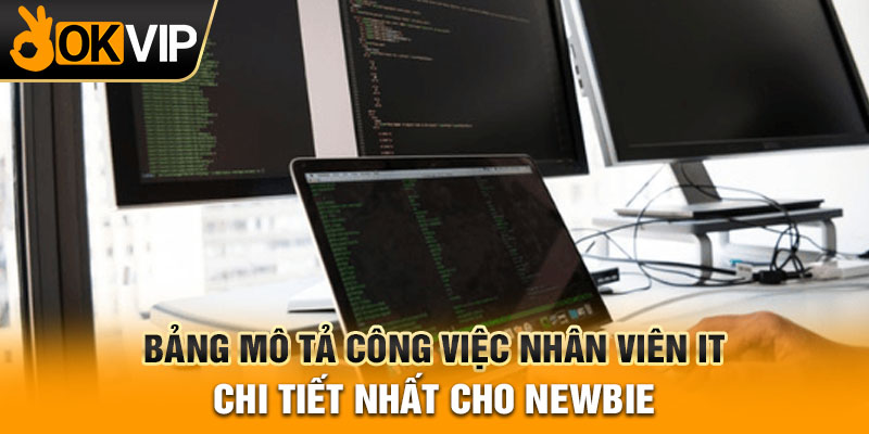 Bảng mô tả công việc nhân viên IT chi tiết nhất cho newbie
