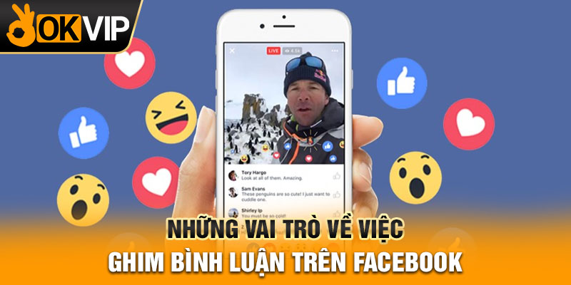 Những vai trò về việc ghim bình luận trên facebook